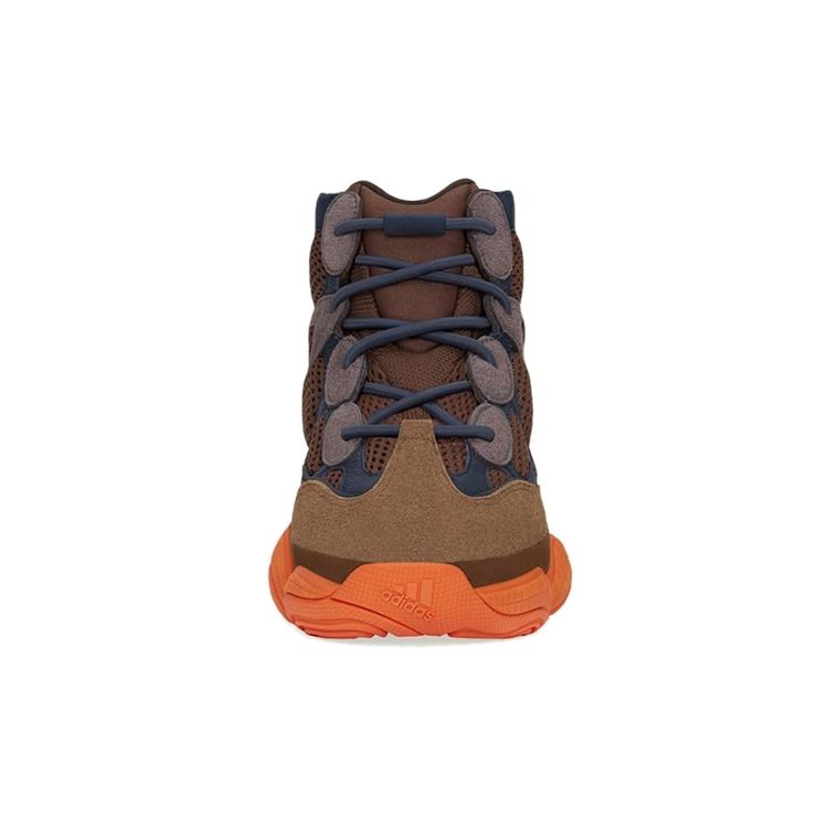 adidas Высокие тактические оранжевые кроссовки Yeezy 500 унисекс GW2873