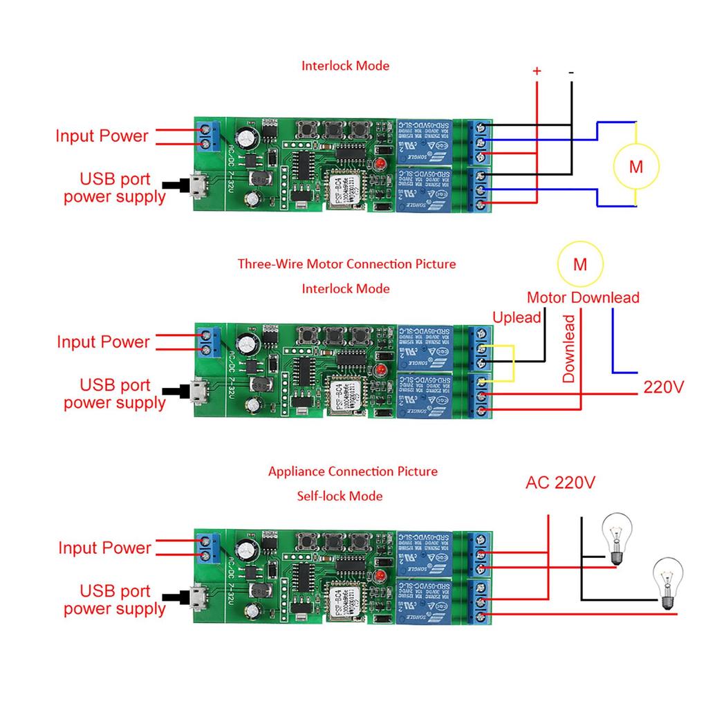 EWeLink Smart Wi-Fi Switch Универсальный модуль 2CH USB DC5V/7-32V Беспроводной переключатель Таймер Приложение для телефона Дистанционное управление Домашнее голосовое управление для умного дома
