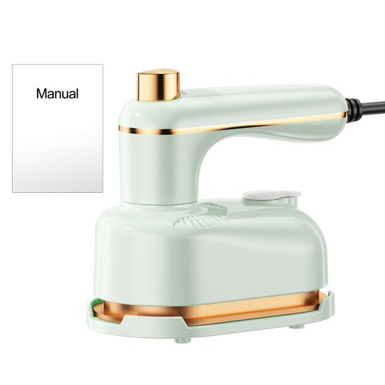 Портативный утюг отпариватель для одежды с вращающейся ручкой, быстрый нагрев, 2-в-1, влажный/сухой, электрический утюг, удобный разглаживатель складок