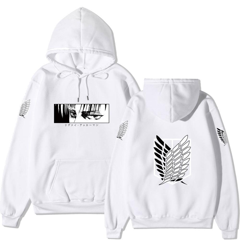 Japanese anime Attack on Titan hooded sweatshirt men's hoodie jacket fashionable casual loose hoodie Y2K hip-hop streetwear