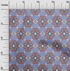oneOone Cotton Flex Fabric Diamond & Swirl Ikat Print Fabric BTY 40 Inch