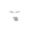 For KIA SELTOS SP3 2026 2027 LHD Stainless Steel Door Tweeter Protective Cover Third Row Speaker Trim Car Interior Tuning Parts