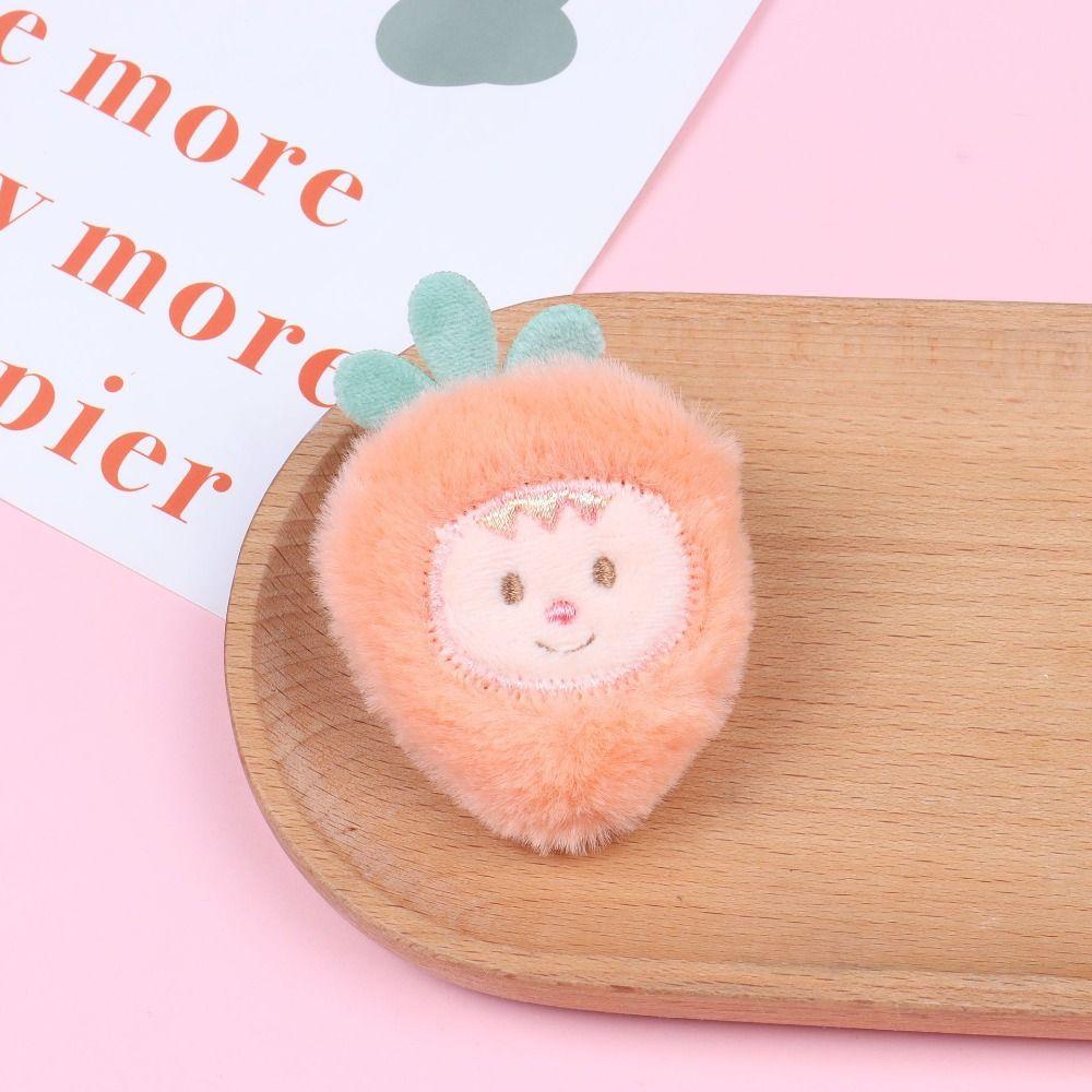 Hand-sewn Cute Fruit Plush Brooch Cloth Sweet Decoration Gift