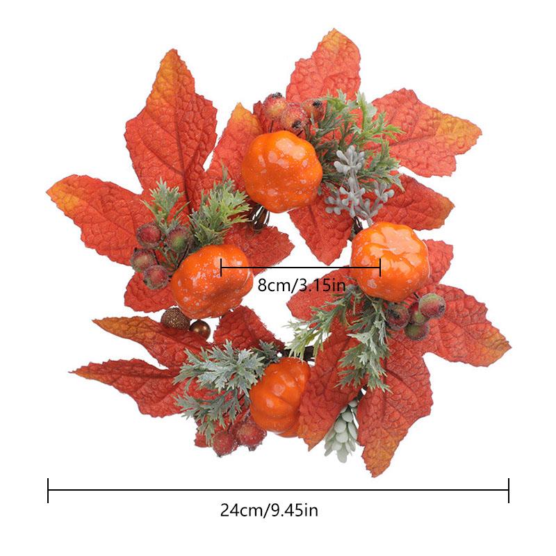 1 шт. кольцо для свечи, подсвечник, украшение, венок, маленький пенопласт, прочный чехол для бутылки вина, искусственный цветок, кольцо-столб, красный