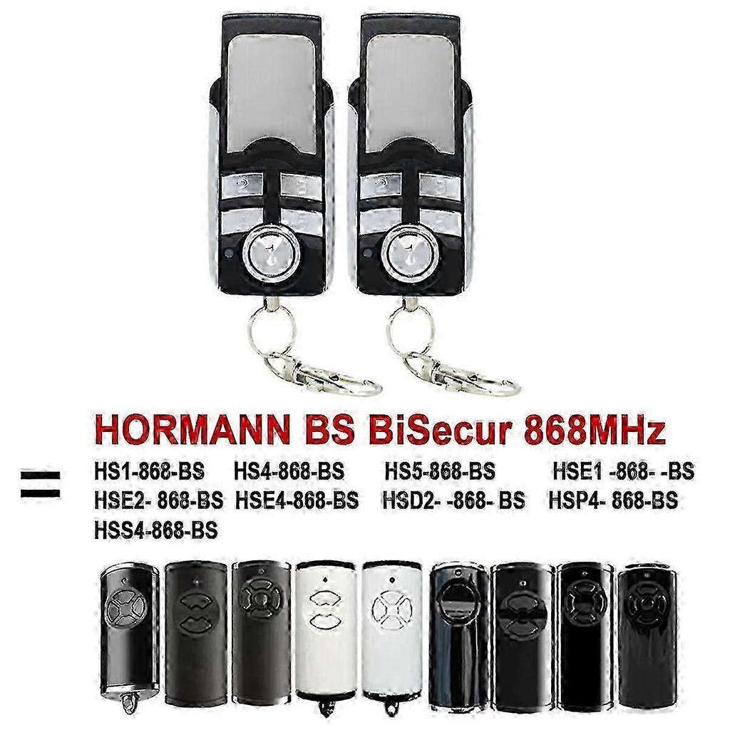 2 шт. Пульт дистанционного управления для гаражных ворот 868 МГц HORMANN BS HSE2-868-BS-CHENG DU