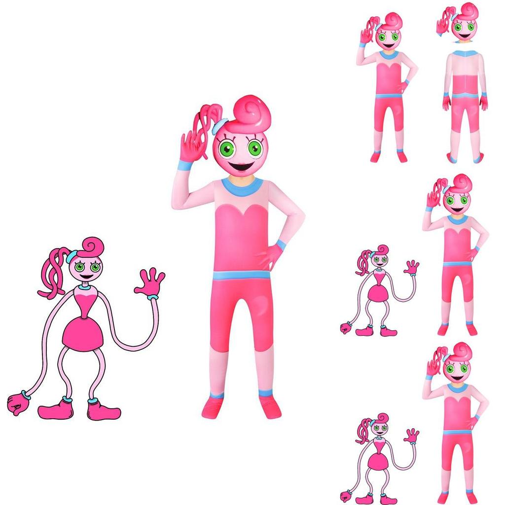 Игривый костюм для косплея Poppy Playtime Mommy для детей, идеально подходящий для Хэллоуина и карнавалов