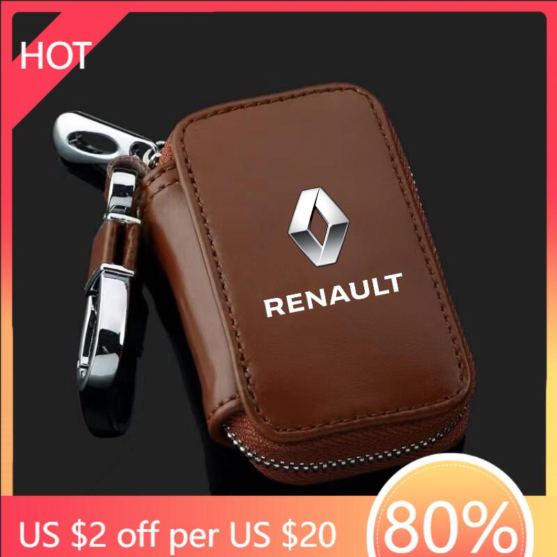 For Renault 2026 New Hub Caps Car Key Case Keys Full Cover Protection Shell Bag For Renault Megane 2 3 Clio Scenic Duster Kaptur