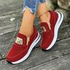 Fashion Plus-size Sneakers 2025 New Style European and American Casual Sneakers Zipper Women's Single Shoes for Women