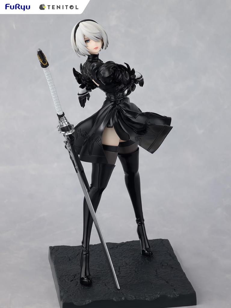 Furyu Anime TENITOL 2B 2 Type Height 220mm Painted Complete Figure "NieRAutomata Ver1.1a" (Yorha No. B) Approx. Non-scale ATBC-PVC AMU-TNL0101