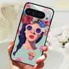 Закаленное Стекло Чехол Для Телефона Для Google Pixel 9 Pro XL Жесткий ПК Funda Для Google Pixel 9a Pixel9 5G Милое Животное Стеклянная Задняя Крышка