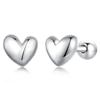 WOSTU 925 Sterling Silver Mini Flower Butterfly Bird Bee Stud Earrings Rainbow Moonstone Kitty Cat Ear Studs Girl Party Jewelry