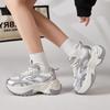 New Breathable Mesh Dad Shoes Platform Thick-Soled Casual Shoes Fashionable Sports Women's Single Shoes Height-increasing Shoes