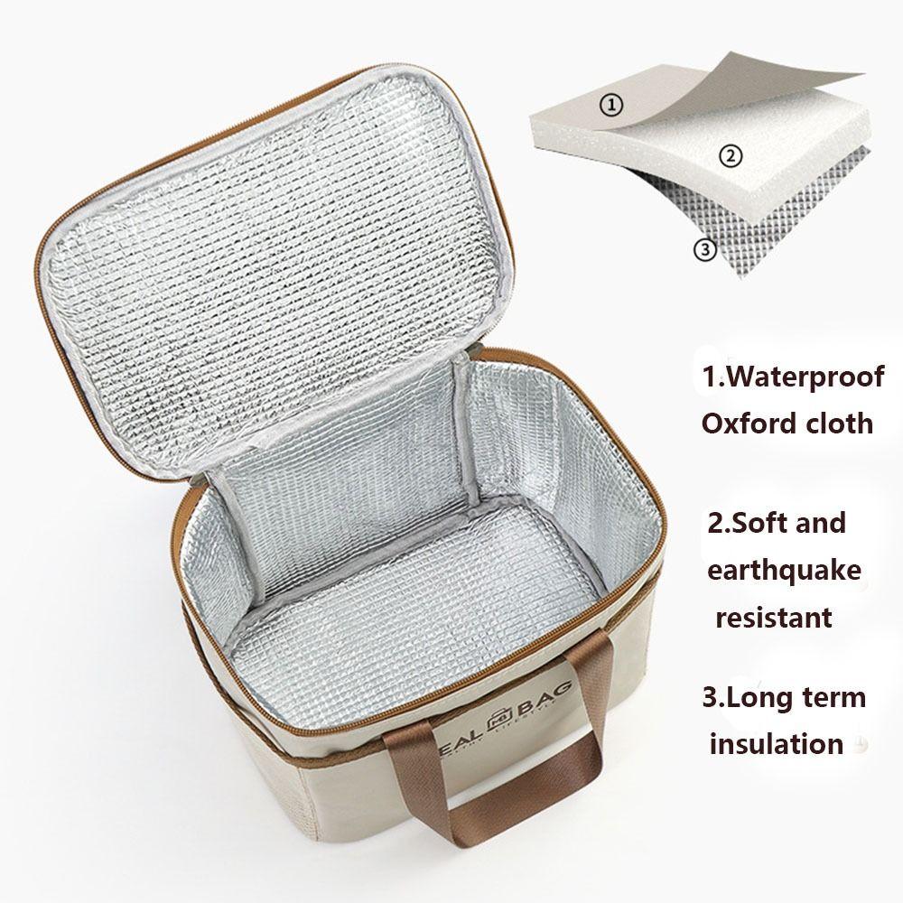 Thickened Cooler Bag Waterproof Camping Picnic Bag Lunch Box Thermal Food Storage Bag Hiking