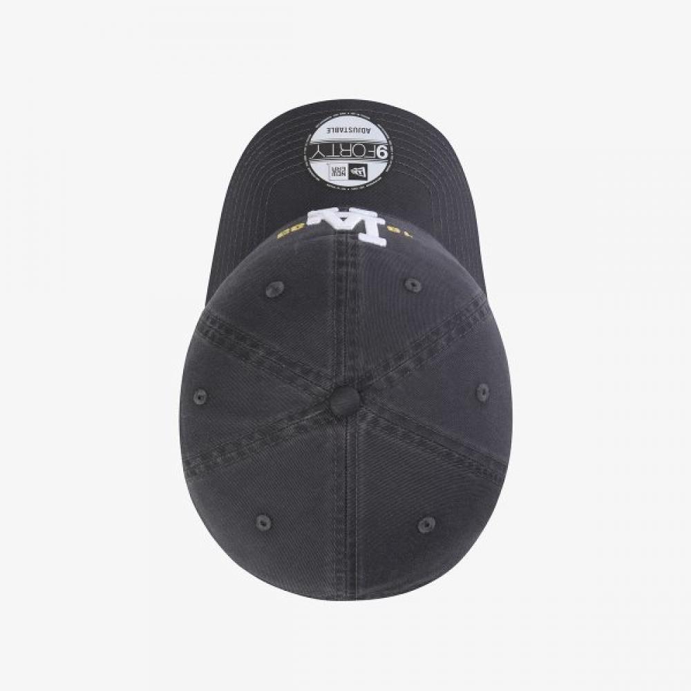 New Era La Dodgers Ear Number Unstructured Ballcap Dark Graphite 15206354