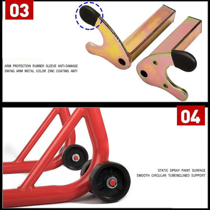 Universal Motorcycle Rear Wheel Lift Stand Universal For Yamaha/Honda/Kawasaki/Suzuki/BMW Motorcycle Tire Repairing Tool