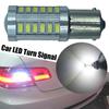 P21W Ba15s 1156 Car LED Signal Light Bay15d 1157 12V Brake Bulb Parking White 5730 Red Tail LED Reverse Trun 33SMD Yellow A1F0