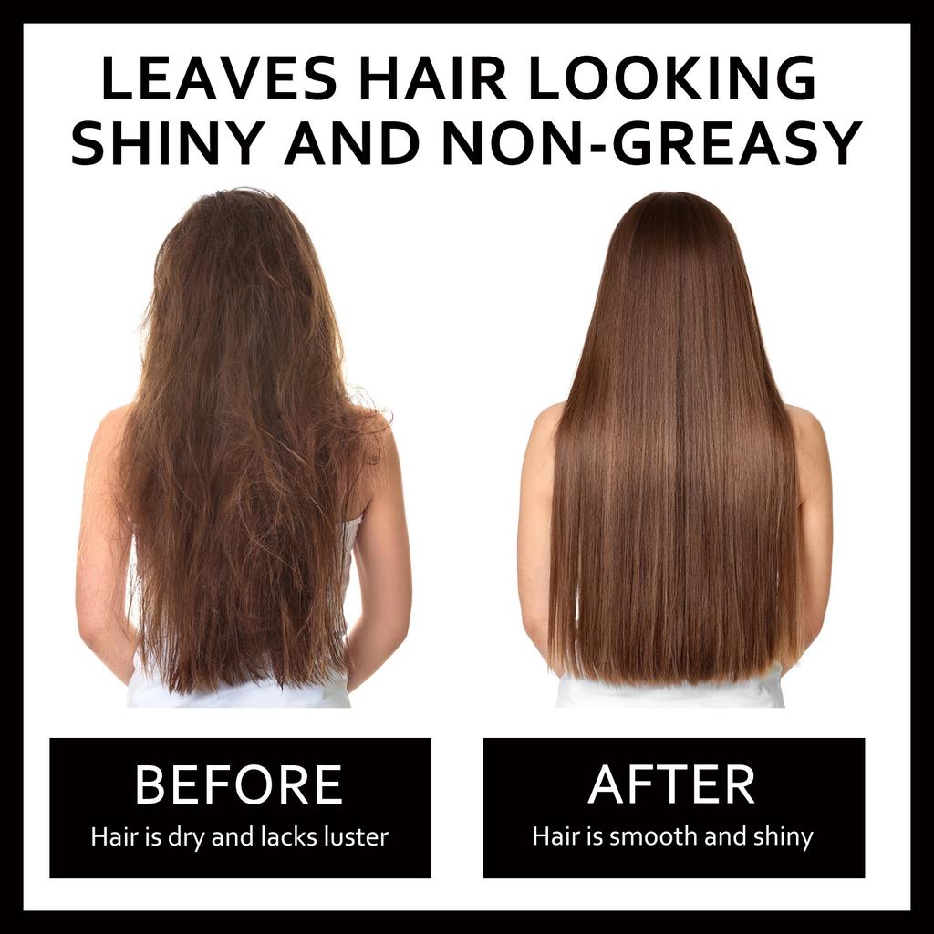 EELHOE Спрей для блеска волос, 120 мл, несмываемый спрей-кондиционер для ухода за волосами, масляный туман, блестящий и гладкий спрей для восстановления сухих волос