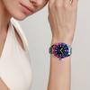 Casio MDV 10D 50м Водонепроницаемые Кварцевые Часы Стальной Браслет Женские Часы Черный Циферблат MDV-10D-1A3V