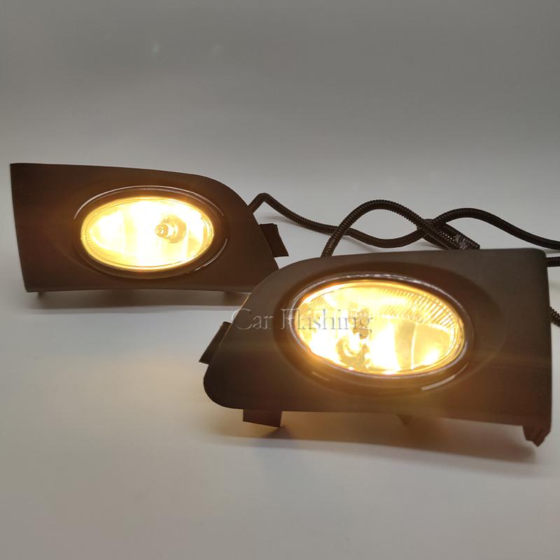 Car LED Front Bumper Light For HONDA Civic 2001 2002 ES Drive Fog Lamp Harness Kit Fog light cover with Wire Switch Bulb