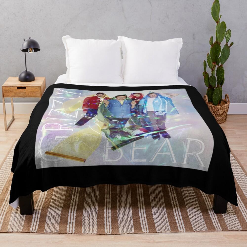 Grizzly Bear Band Throw Blanket