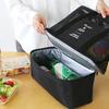 Женская сетчатая прозрачная сумка большой емкости, двухслойная термосохраняющая большая пляжная сумка для пикника