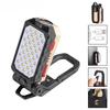 USB Rechargeable LED COB Work Light with Magnet, Hook, and Power Display for Portable Emergency and Car Maintenance
