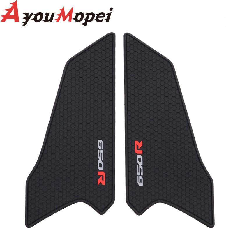 Tank Grip Pads For HONDA CBR650R CB650R 2019-2024 cbr 650 r cb 650r Protector Sticker Traction Tank Pad Side 3D