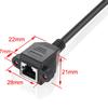 1 X RJ45 Male To Female Extension Ethernet Network Extension Cable 1.5m Black