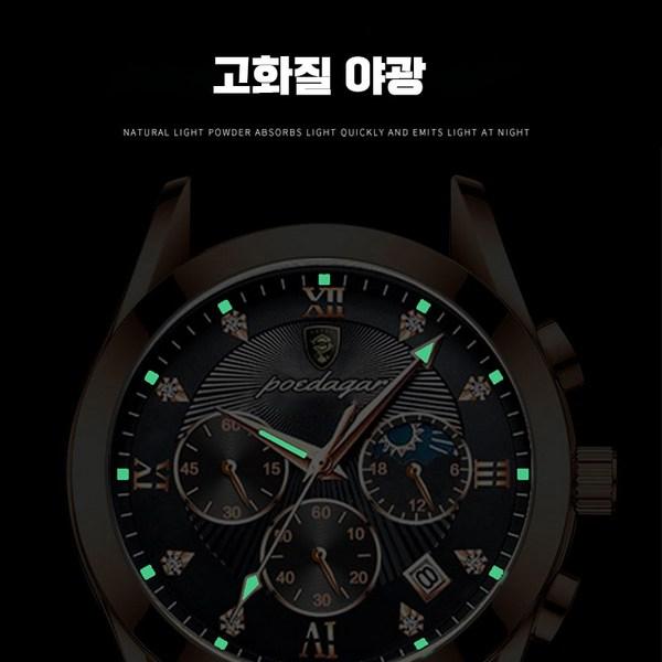 Мужские водонепроницаемые модные кварцевые часы Cogot с календарем