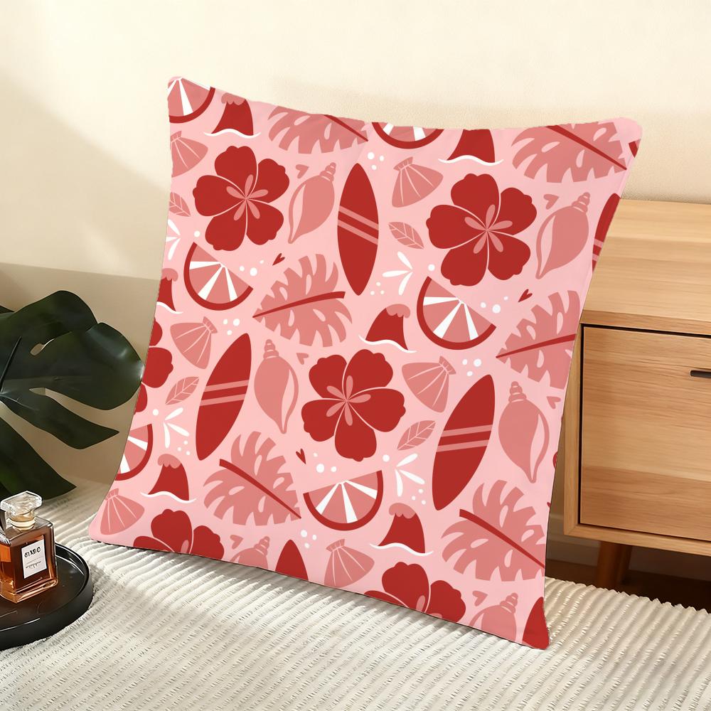 Samoan Tribe Samoa Totem Cushion Cover Soft Short Plush Pillow Cover Smooth Cozy Texture Aesthetic Cushion Case Home Decor