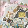 50 ретро-стикеров с картами: Персонализированные наклейки для журналов, DIY, бутылок для воды и чехлов для телефонов