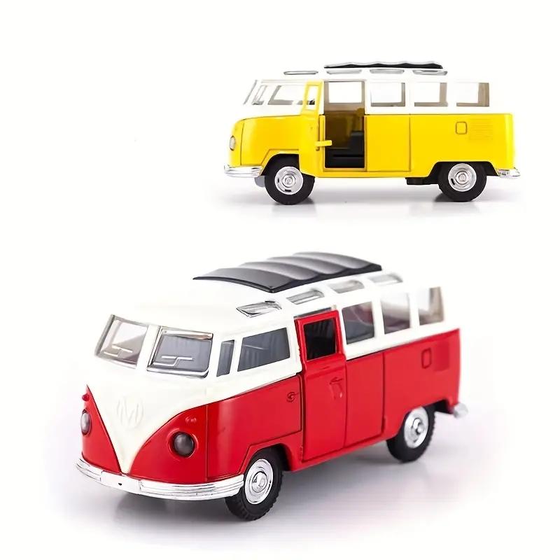 1/32 Alloy Bus Car Model: A Fun and Educational Toy for Boys! Christmas, Halloween, Thanksgiving Day Gift