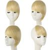 Women Clip-in Side Bangs Natural Thick Matte Forehead Hair Extensions Bangs Black Brown Blonde Bangs Fringe Wig Hairpieces