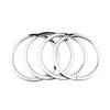 4Pcs ABS Stereo Cover Circle Sticker Accessories Car Door Radio Speaker Ring for Nissan X-Trail Xtrail T32 2014 - 2022