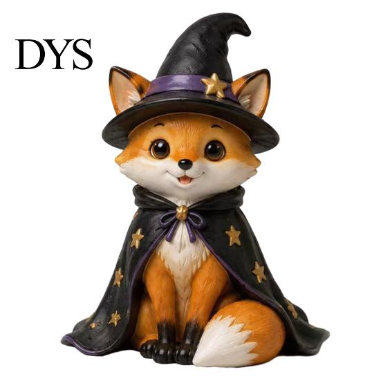 Деревянная фигурка кошки, Винтажная фигурка на Хэллоуин, Деревенская фигурка ведьмы, зомби, совы, лягушки, Маленькое деревянное украшение для стола, Украшение для многоуровневой полки в стиле кантри