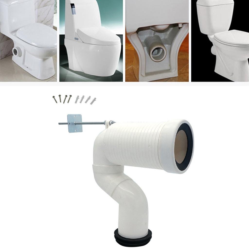 Toilet Sewage Pipe Shifter Universal Flexible Replacement Offset Closet Flange for Plumbing Drainage Systems Urinals