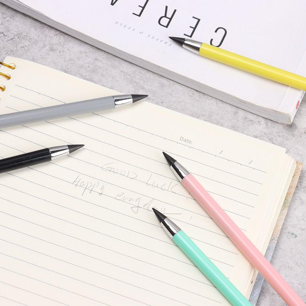 School Stationery Macarons Color Inkless Eternal Pencil Unlimited Writing Pen Sketch Tool No Ink HB