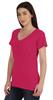 Inkmeso V Neck Basic Tee Classic Fit Short Sleeves Tshirt For Women Summer Cotton Tops