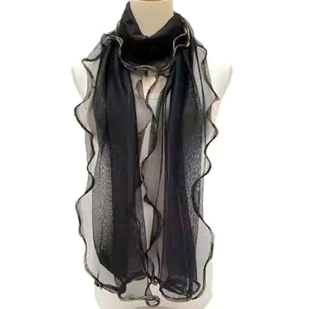 Sunscreen Head Wraps Neckerchief Headband Air Conditioner Shawl Hijab Scarf Summer