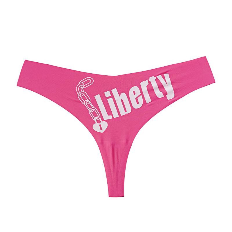 CINOON Сексуальные бесшовные женские трусики с V-образной талией, нижнее белье, стринги, нижнее белье с буквенным принтом, удобные стринги