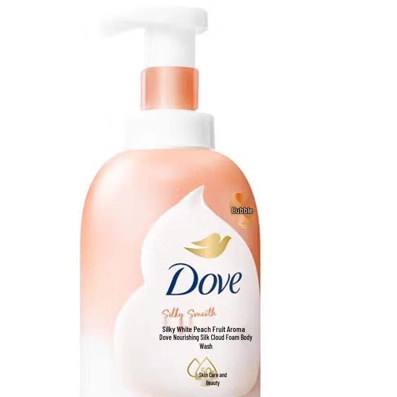 Dove White Peach Foaming Body Wash & Sunscreen Set