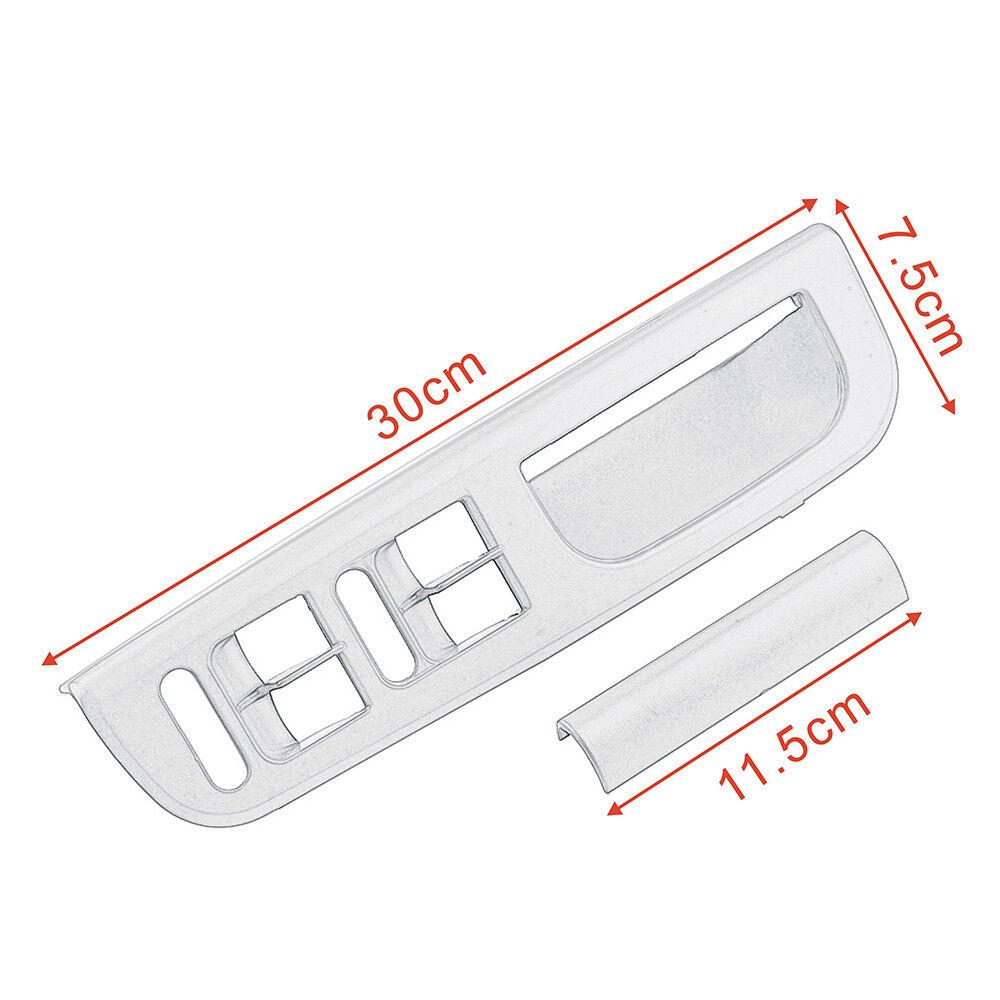 2 шт. комплект, главный переключатель окна автомобиля, панель управления, накладка, черный ободок для VW Jetta Passat Golf MK4 1999 2000 2001 2002 2003 2004