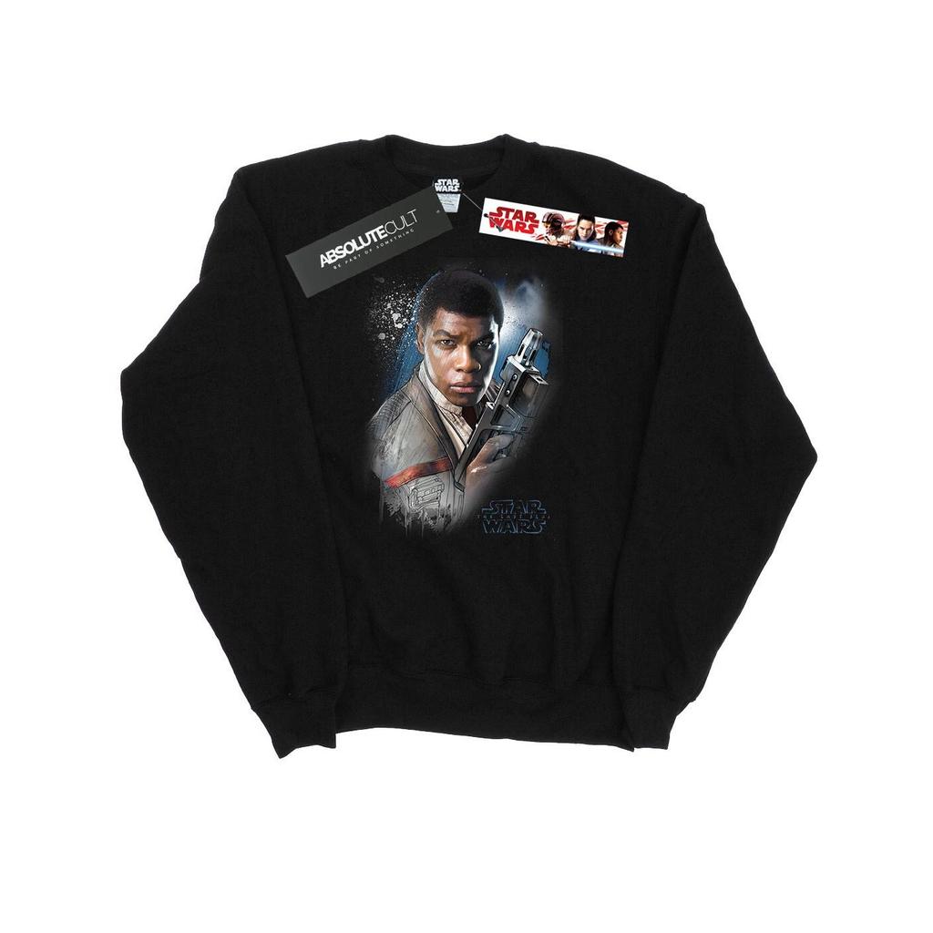 Star Wars Mens The Last Jedi Finn Brushed Sweatshirt