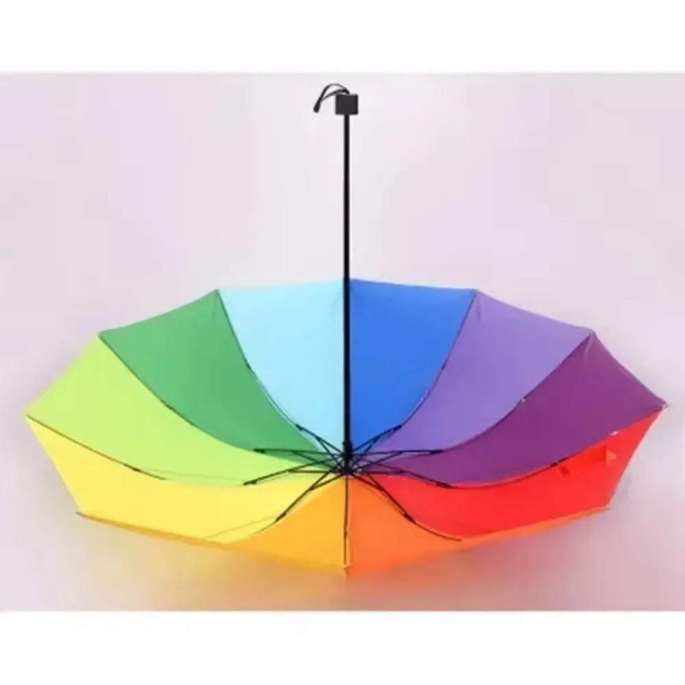 Складной зонт Advanced Sense Sunshade Umbrella Двойной дышащий радужный зонт Rain and Sunshine Тройной складной зонт