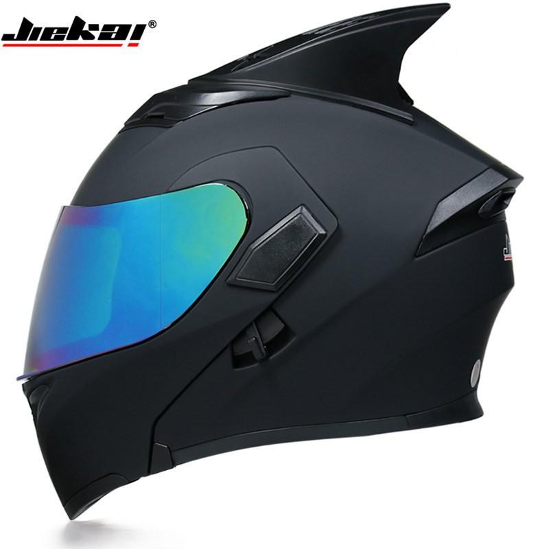 JIEKAI Modular Flip-Up Motorcycle Helmet Men Women ABS Full Face With Dual Visor Scooter Bike Riding