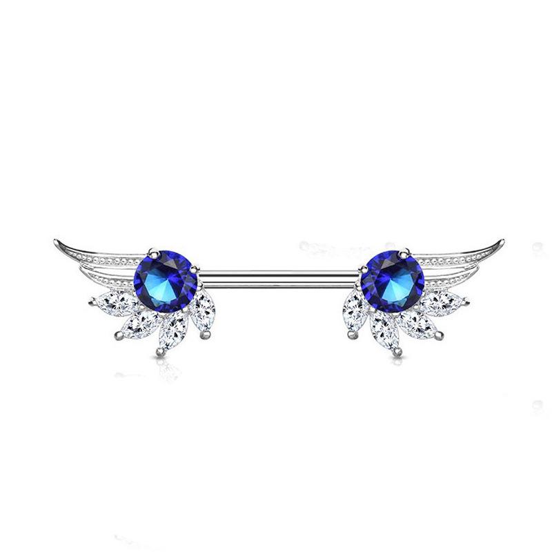European & American Fashion Bee Angel Wings Nipple & Tongue Studs