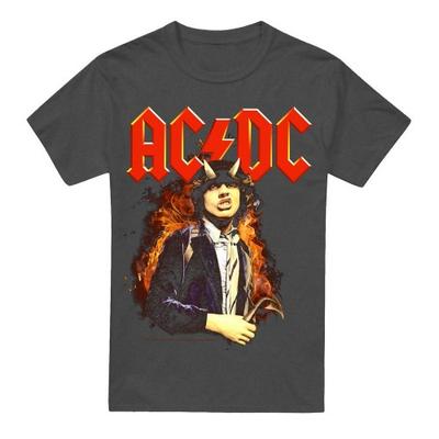 AC/DC Унисекс футболка для взрослых «Огонь и рога»