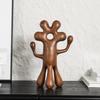 Resin Handicrafts Abstract Figure Sculpture Flower Man Alien Artistic Abstract Ornament Decorative Figurines Home Decoration