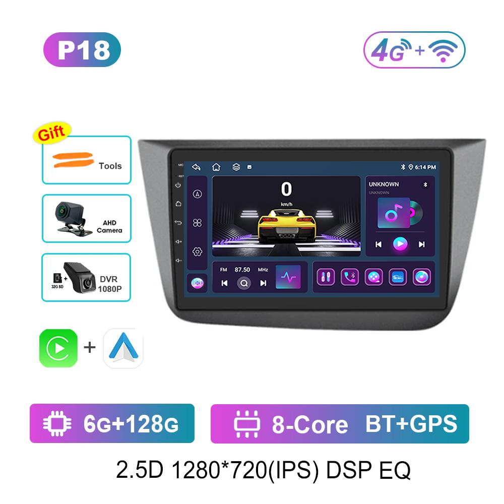 Android Intelligent System Navigation GPS for Seat Altea 2004 - 2015 Car Radio Multimedia Player 4G Head Unit WiFi IPS Screen