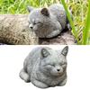 Креативная полимерная статуэтка кошки, уличный декор для двора, домашний декор, настольное украшение